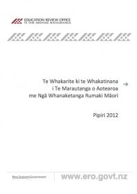 He pūrongo mō TMoA & NWRM He pūrongo mō TMoA & NWRM