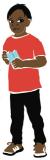 NWRM red shirt standing